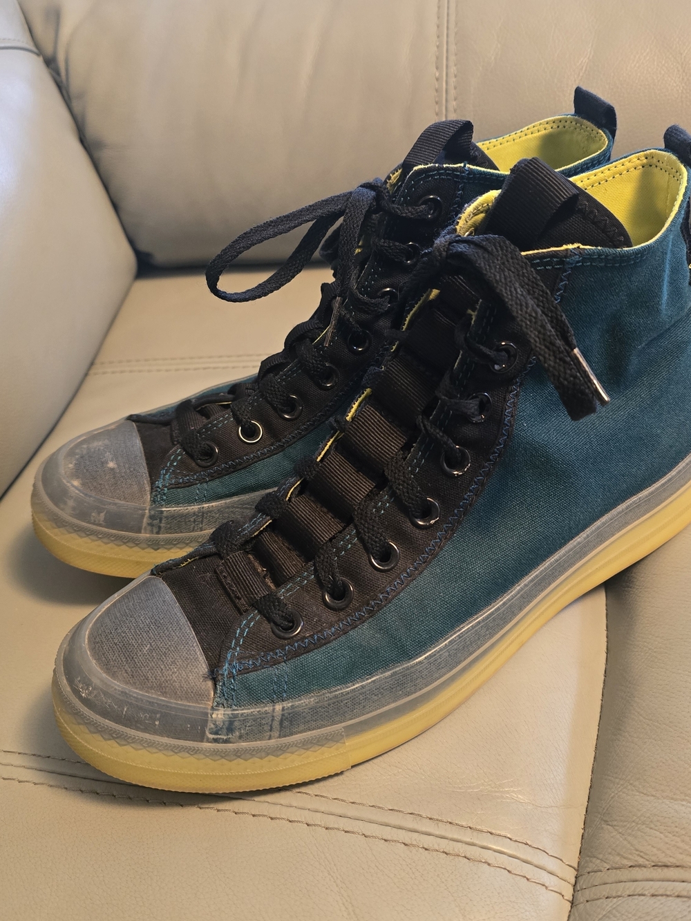 Converse Chuck Taylor All Star CX Explore High Edge Glow Mens 9.5 Midnight Shoes